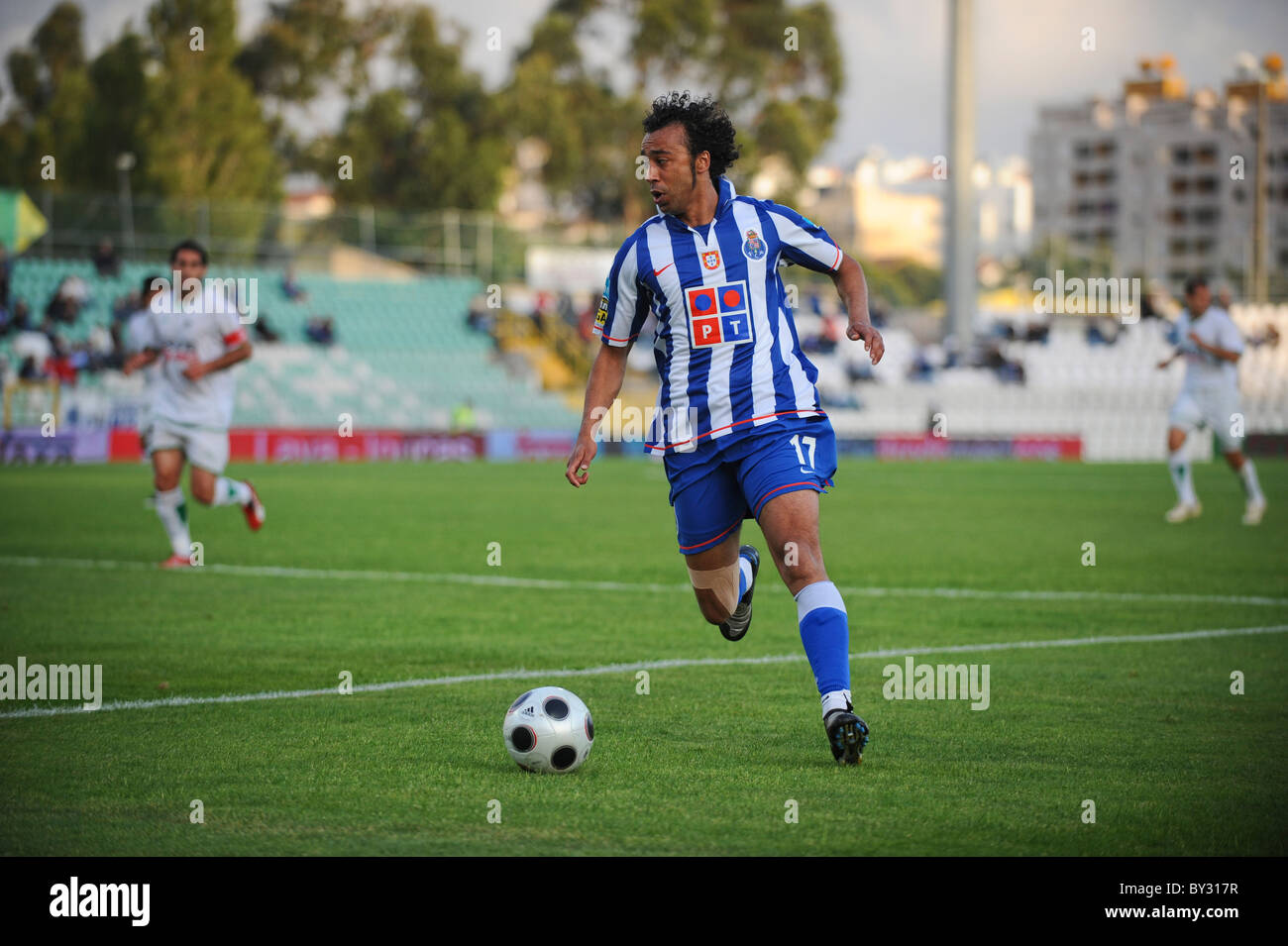 Joueur de football marocain Tarik Sektioui jouant pour le FC Porto Banque D'Images