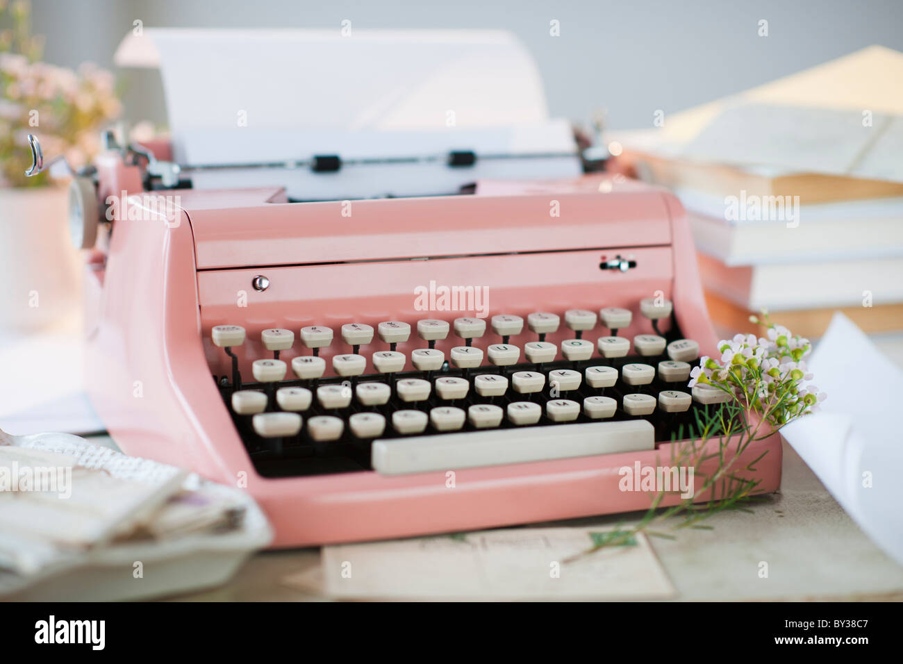 Machine à écrire des lettres par antique Banque D'Images