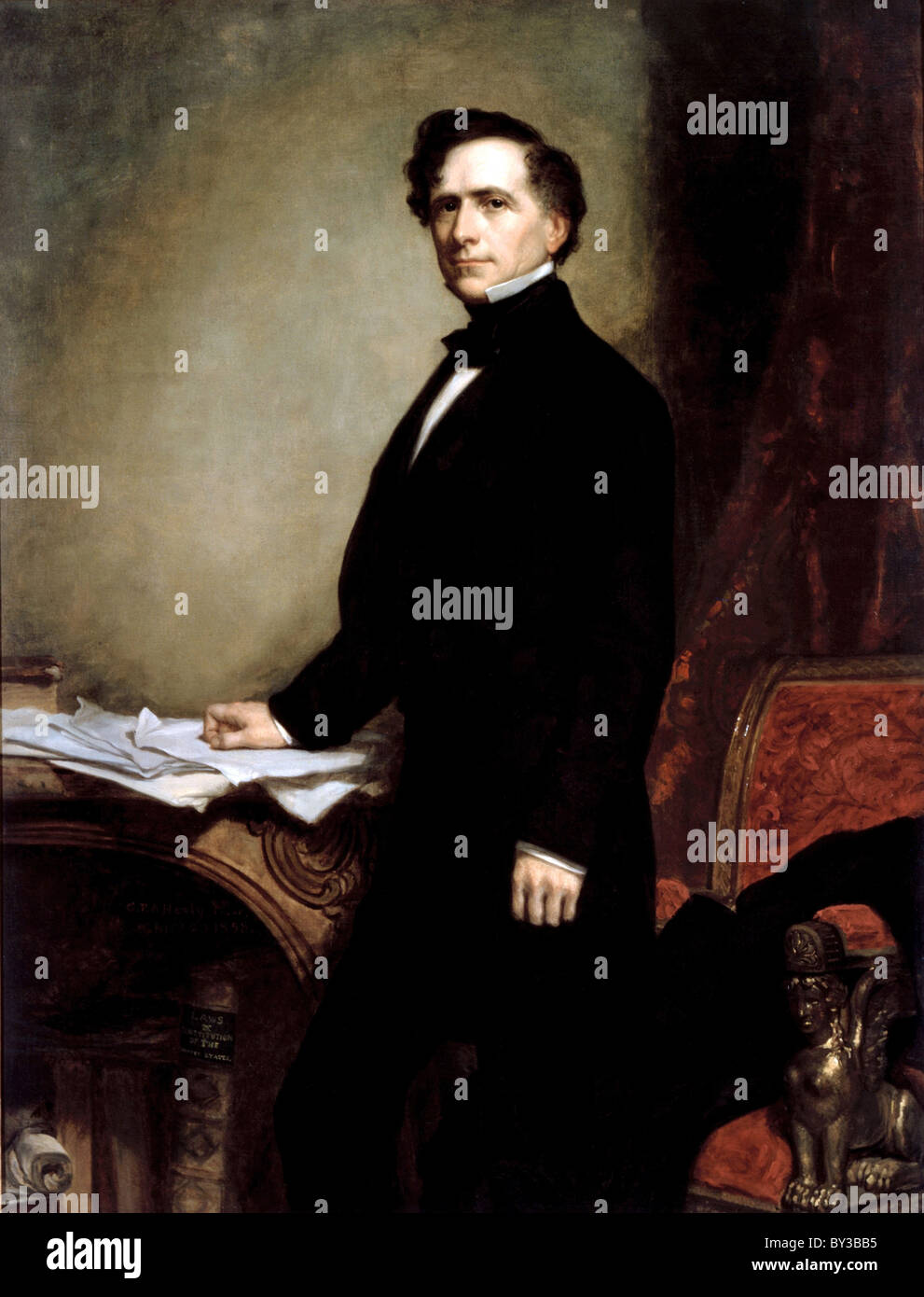 Franklin Pierce, le Président Franklin Pierce a été le 14e président des États-Unis. Banque D'Images