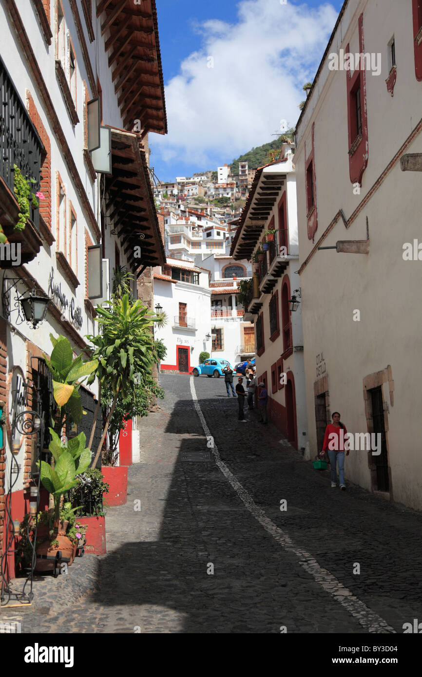 Taxco, ville coloniale bien connu pour ses marchés d'argent, l'État de Guerrero, au Mexique, en Amérique du Nord Banque D'Images