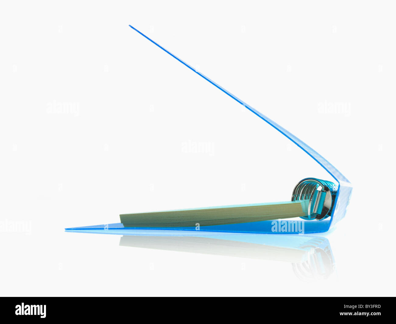 Studio shot of carnet à spirales Banque D'Images