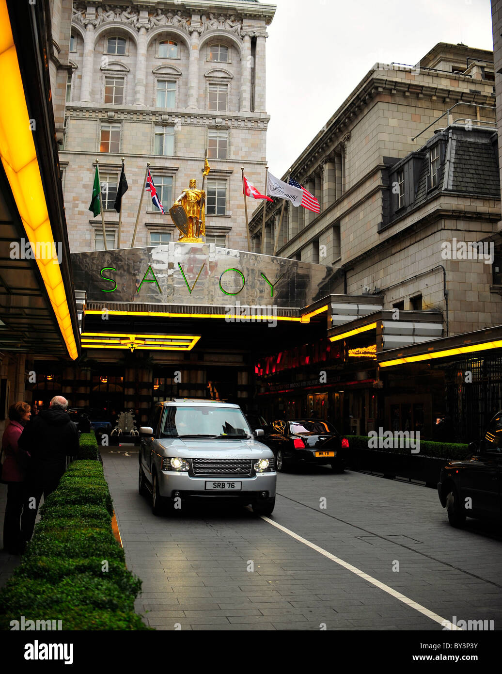 Savoy Hotel à Londres Banque D'Images