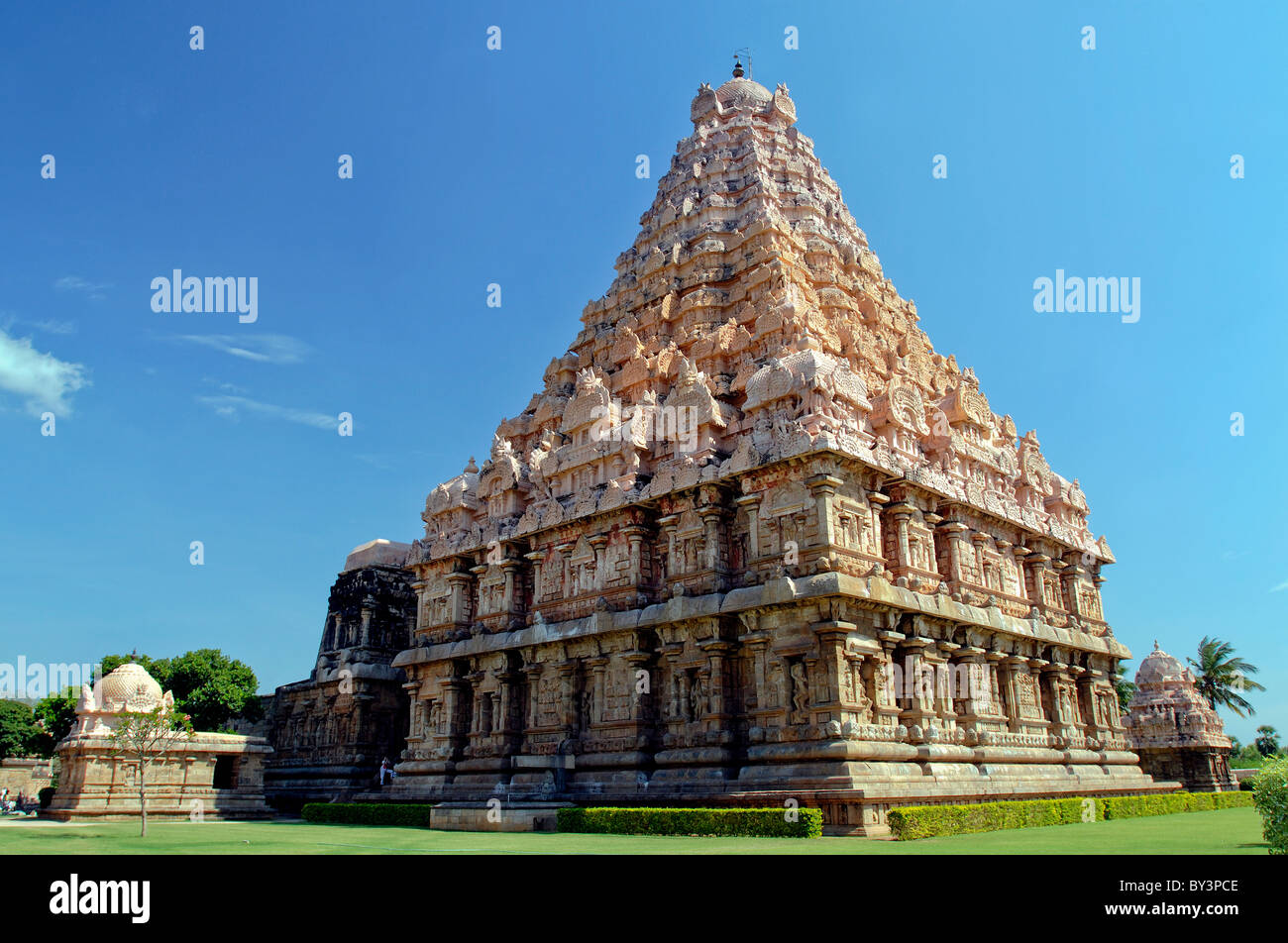 TEMPLE de Shiva dans le Tamil Nadu GANGAIKONDACHOLAPURAM Banque D'Images