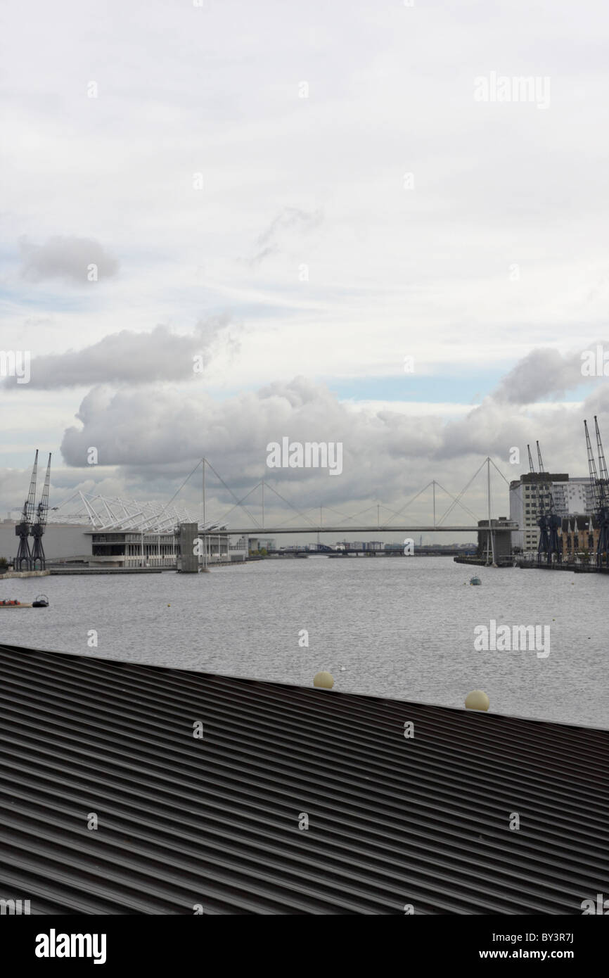 L'un des (7) images par le photographe dans cette série liée à Royal Victoria Dock, London. Banque D'Images