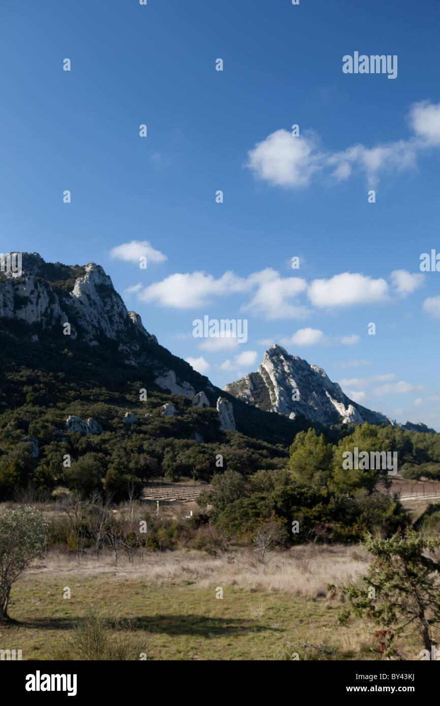 Les Alpilles Banque D'Images