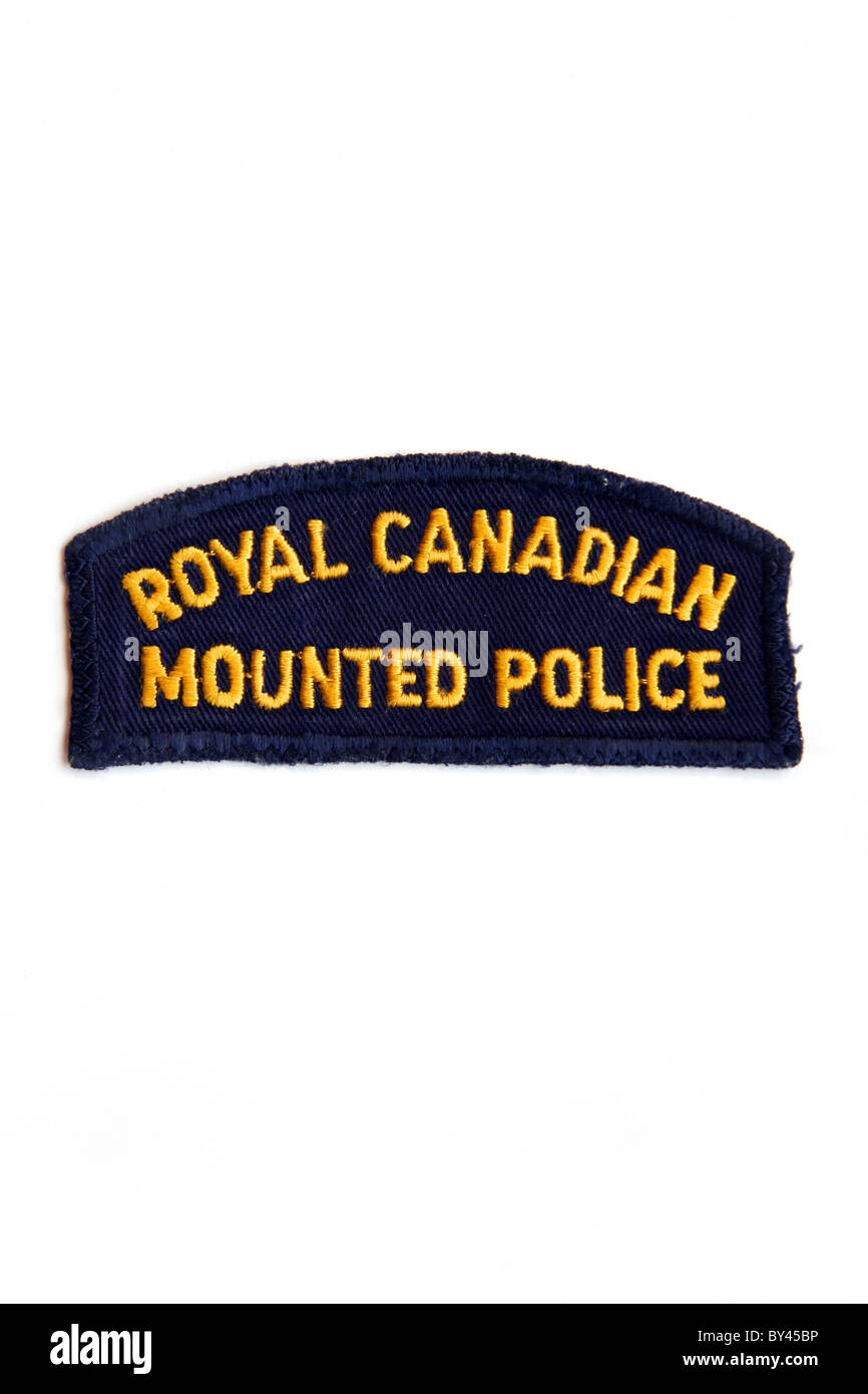 Grc Gendarmerie royale du Canada patch Banque D'Images