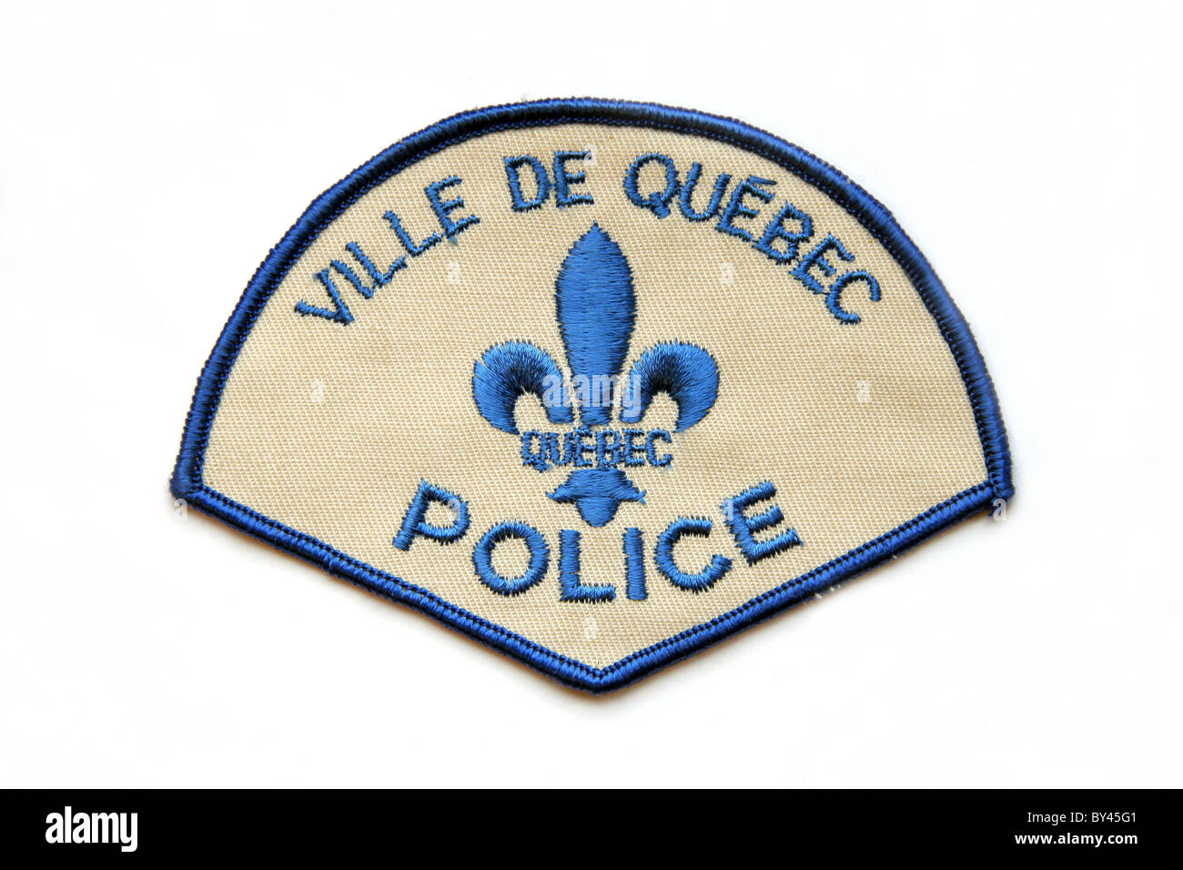 Ville de Québec, Québec Canada patch Police Banque D'Images