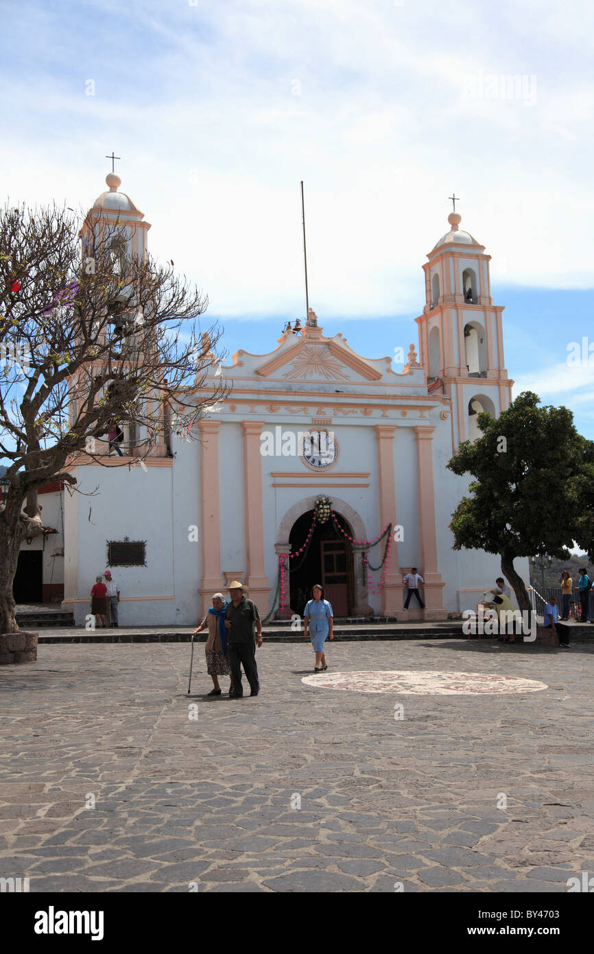 Guadalupe chapelle, un important site de pèlerinage, Taxco, dans l'État de Guerrero, au Mexique, en Amérique du Nord Banque D'Images