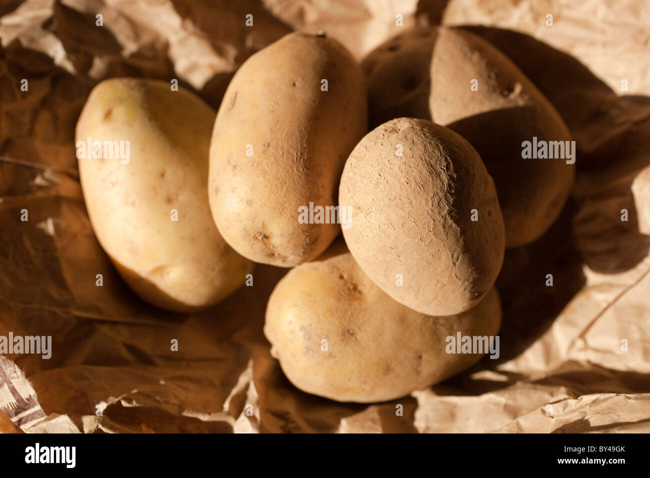 De pommes de terre d'Entracque, Piemonte, Italie Banque D'Images