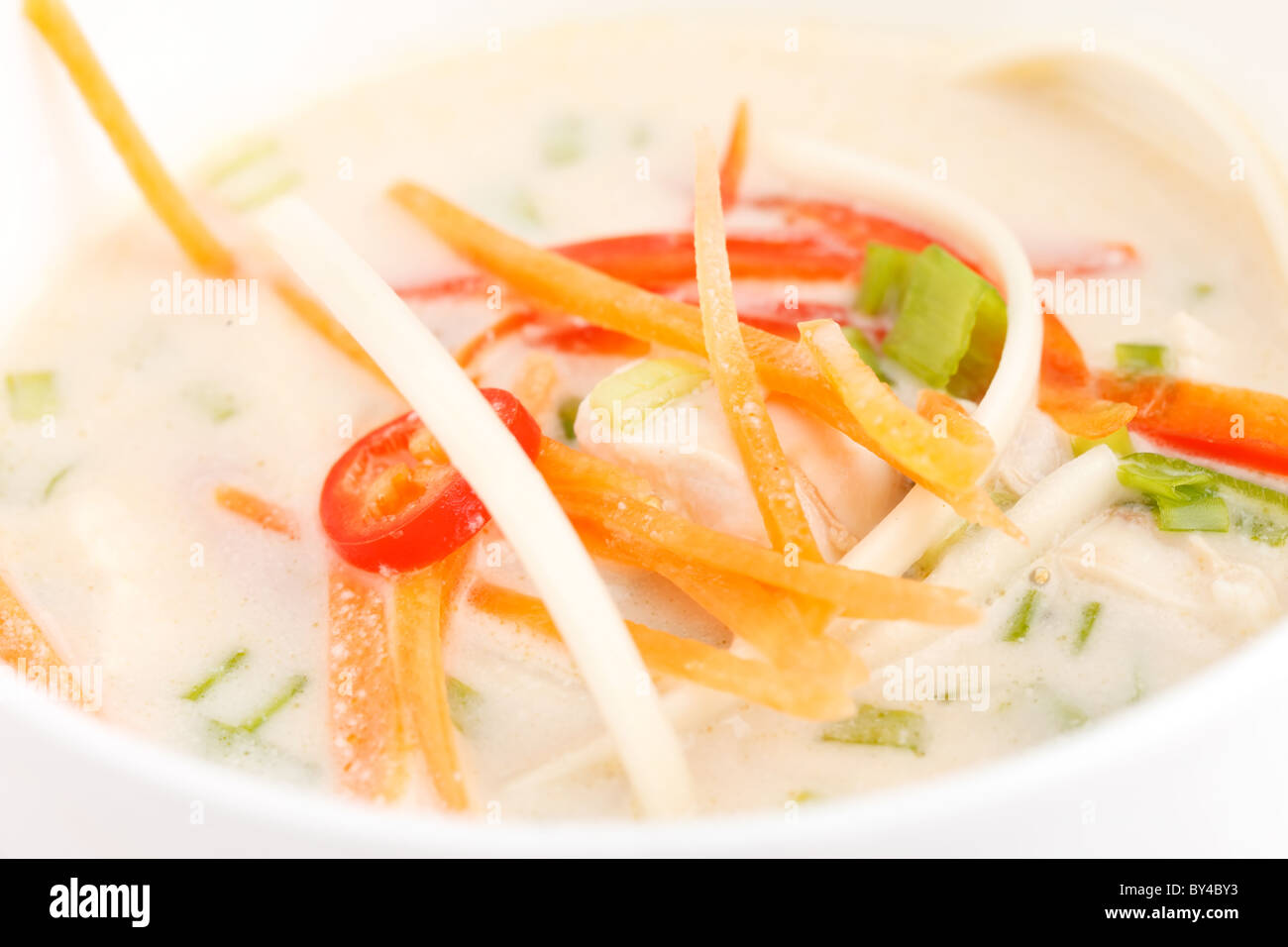 Soupe Au Lait De Coco Et Legumes www.alamyimages.fr