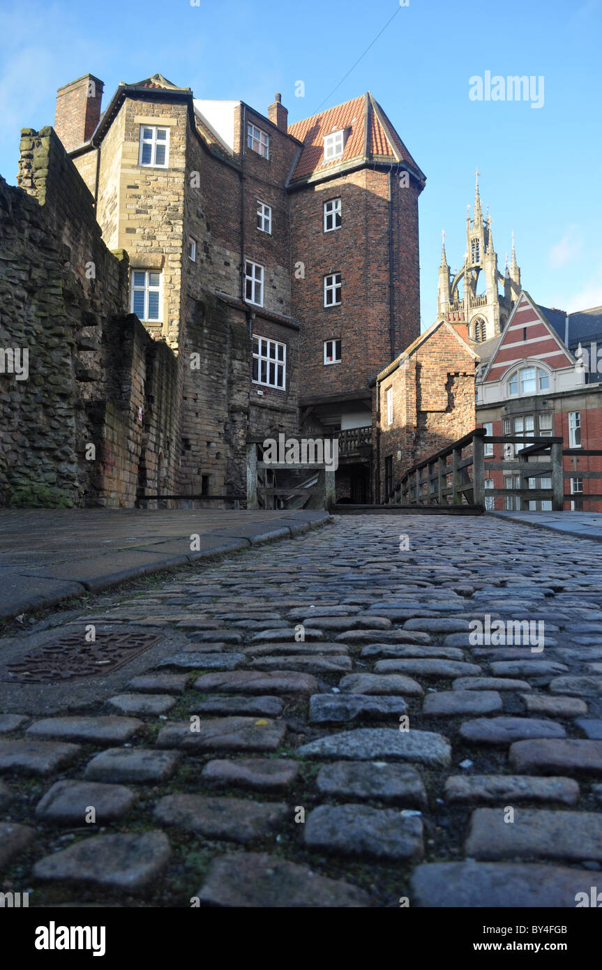 Porte Noire Newcastle upon Tyne Banque D'Images