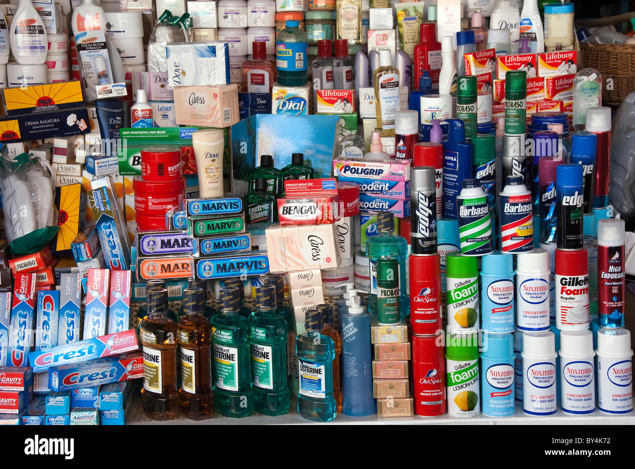 Marché américain, Livourne, Toscane, Italie Banque D'Images