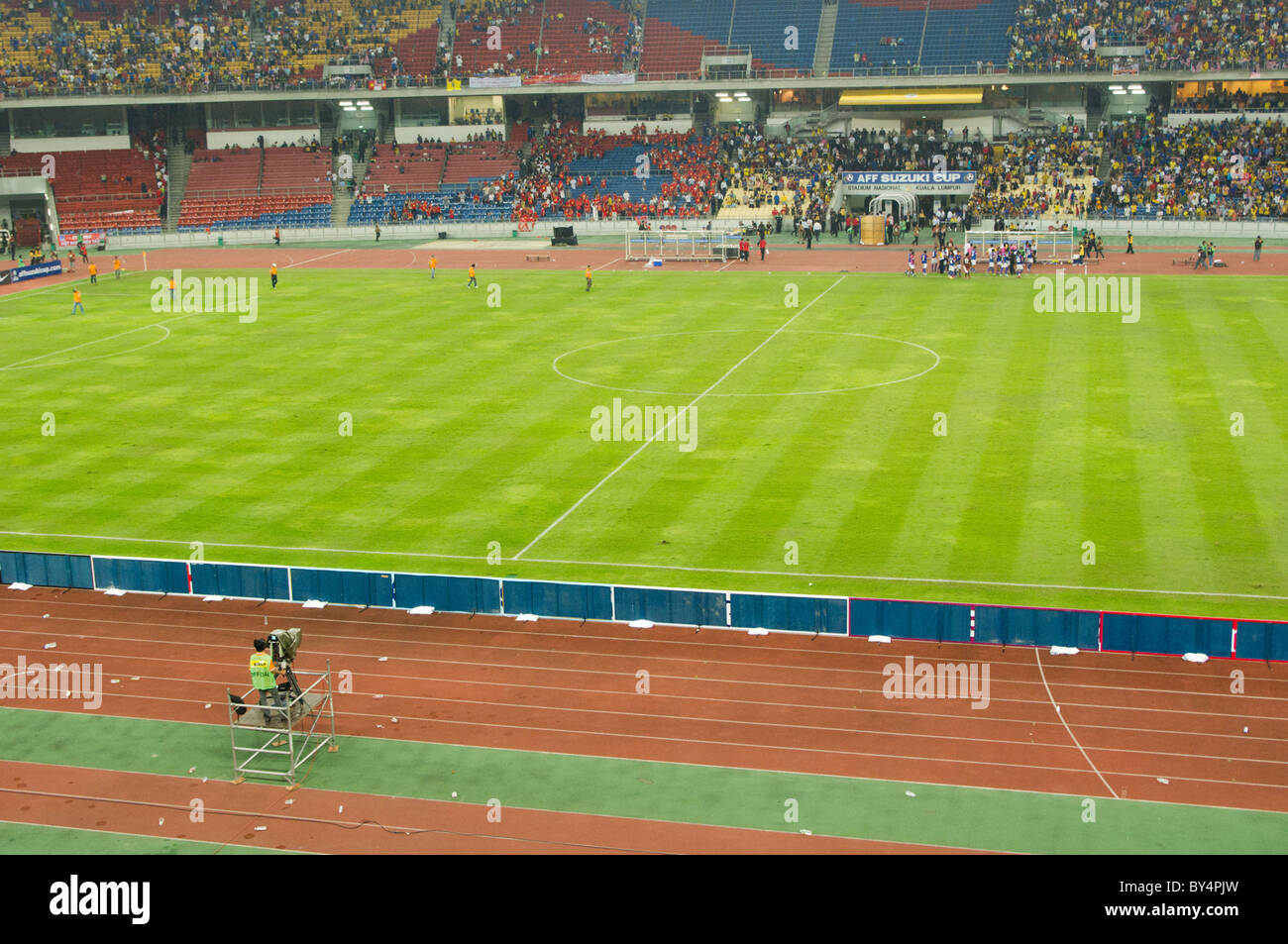 Kuala Lumpur, Malaisie - 15 décembre 2010 : AFF Suzuki Cup, la Malaisie contre le Vietnam, au Stade national Bukit Jalil. Banque D'Images