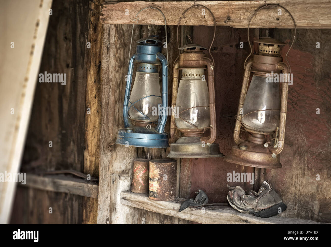 Ancienne lampe photographe Vintage Noir Métal