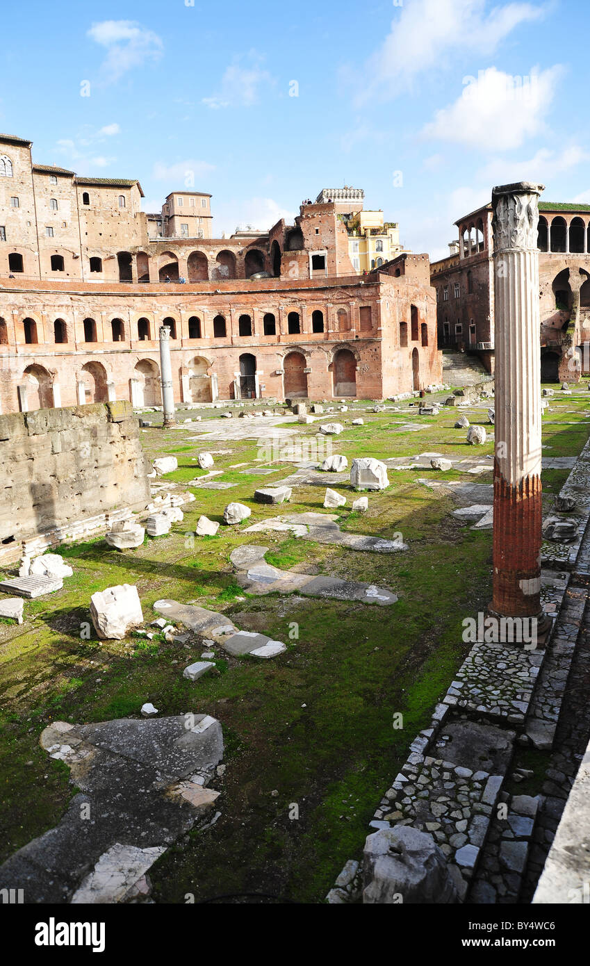 Marchés de Trajan, Rome, Italie Banque D'Images