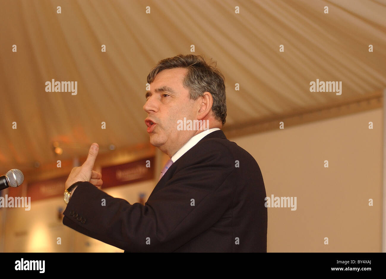 Gordon Brown l'ex-premier ministre Banque D'Images
