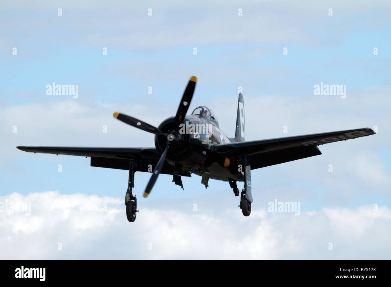 L'Américain Grumman F6F Hellcat mérité le surnom de 'Ace Maker' Banque D'Images