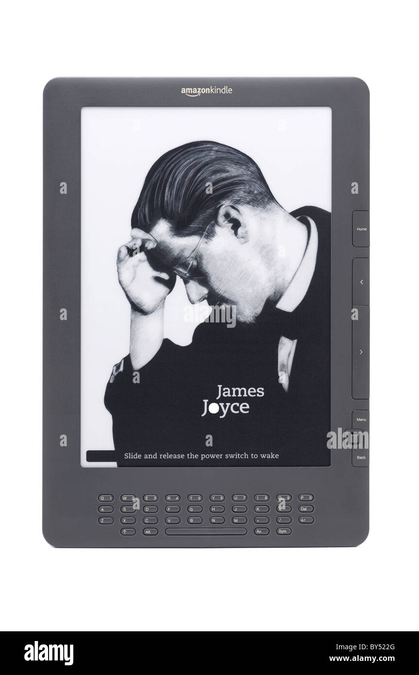 EBook Reader, Amazon Kindle DX 9.7' dernière génération Banque D'Images