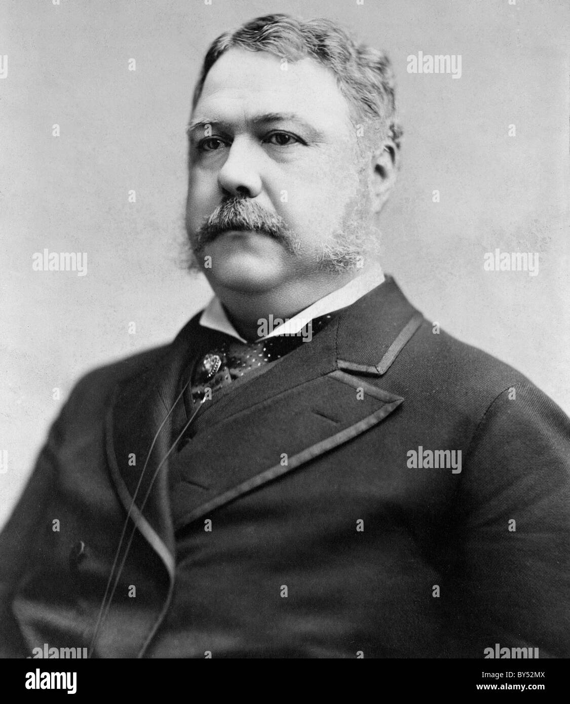 Chester Alan Arthur a été le 21e président des États-Unis. Banque D'Images