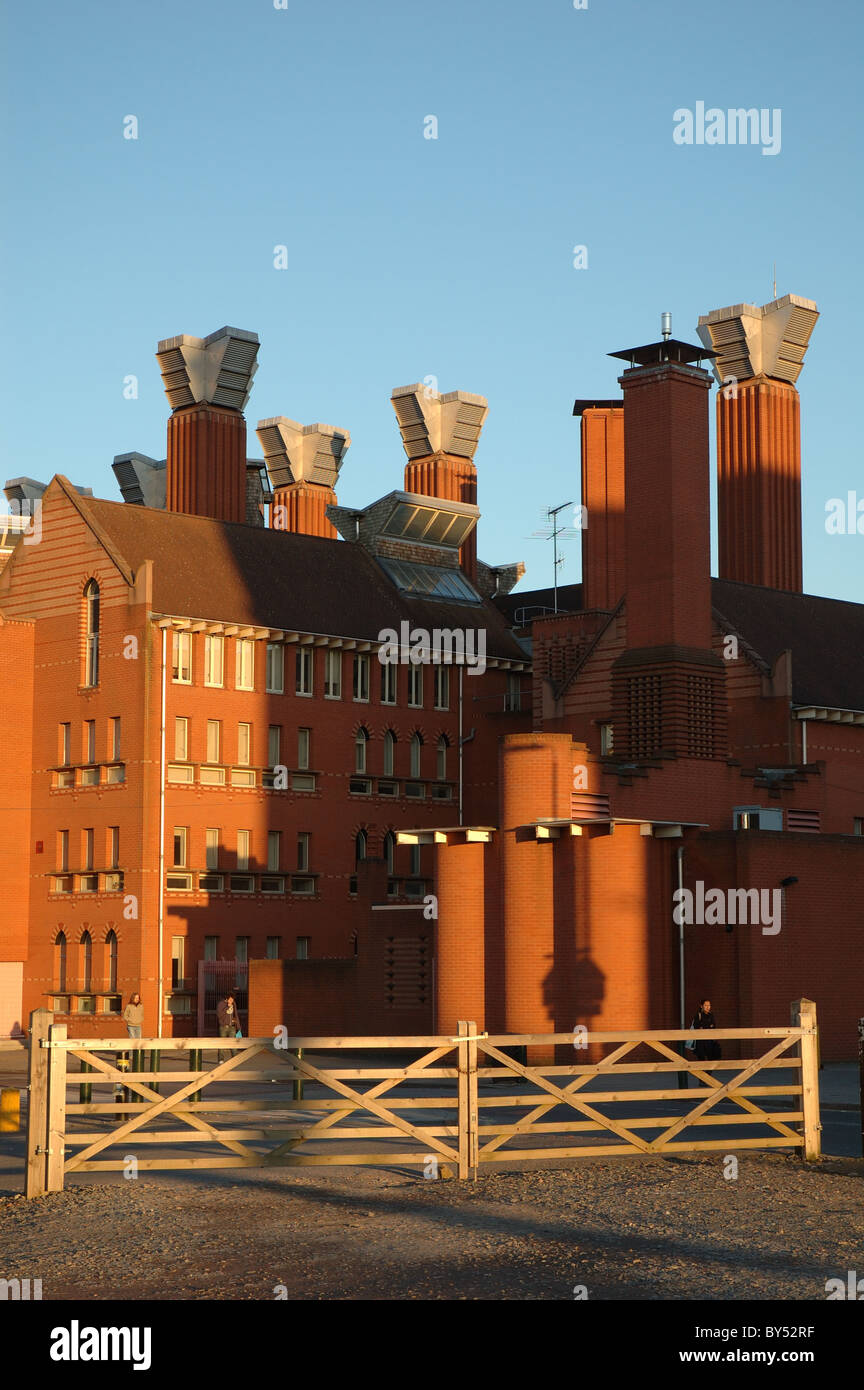 Bâtiment de Queens, Département de génie, De Montfort University, Leicester, England, UK Banque D'Images