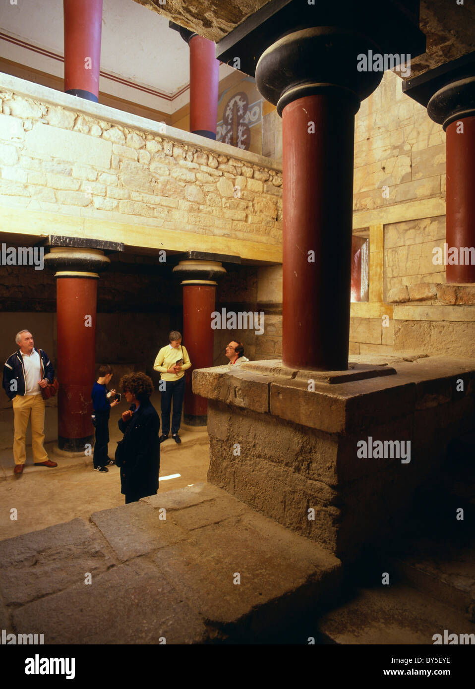 Crète - l'ancien palais de Knossos Banque D'Images