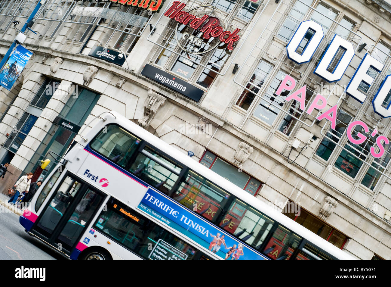 Le Printworks en centre-ville de Manchester, Angleterre Banque D'Images