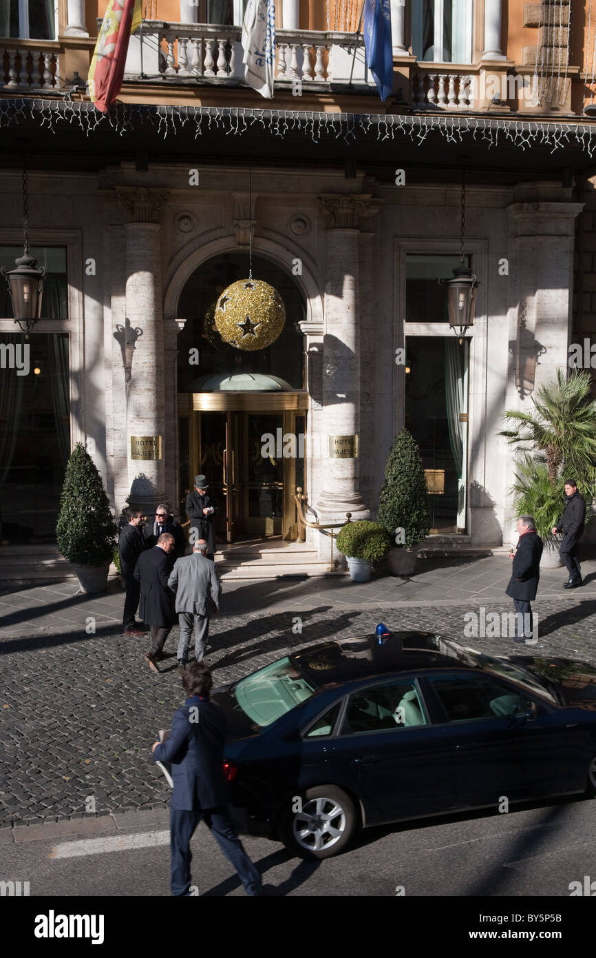 Hôtel Rome hôtels majestueux 'Via Veneto' Banque D'Images