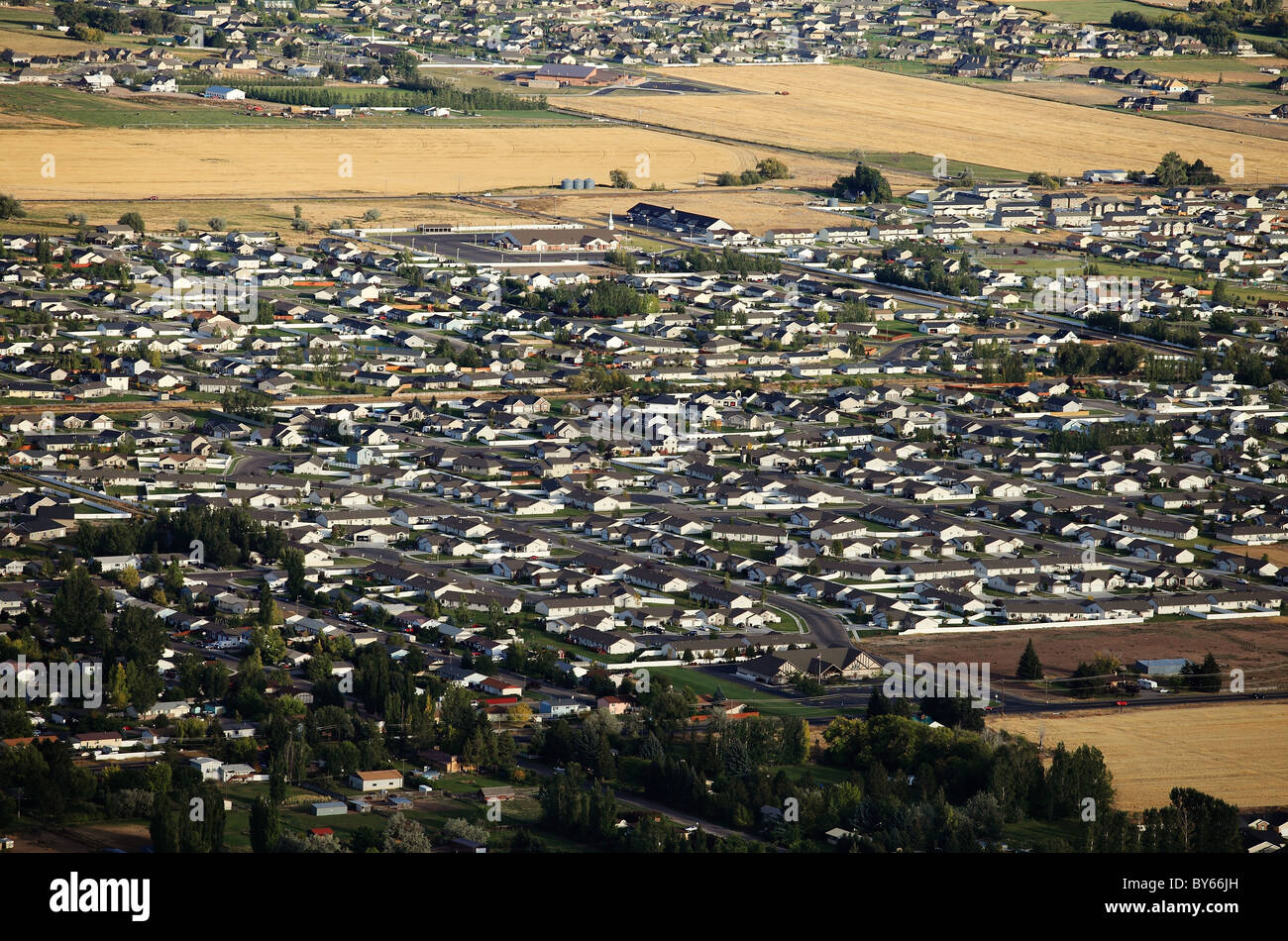 Étalement urbain Banque D'Images