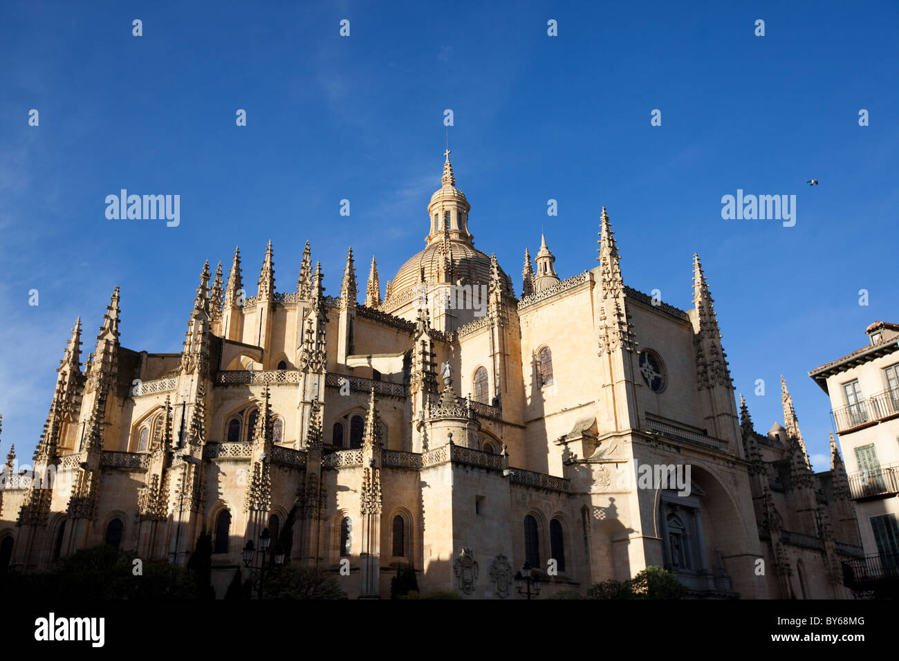 Cathédrale de Ségovie en Espagne. Banque D'Images
