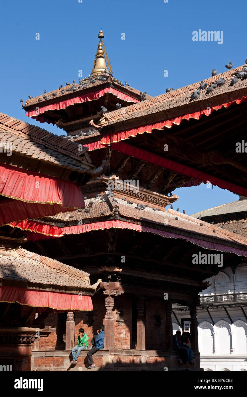 Des temples hindous dans Durbar Square, Katmandou Banque D'Images