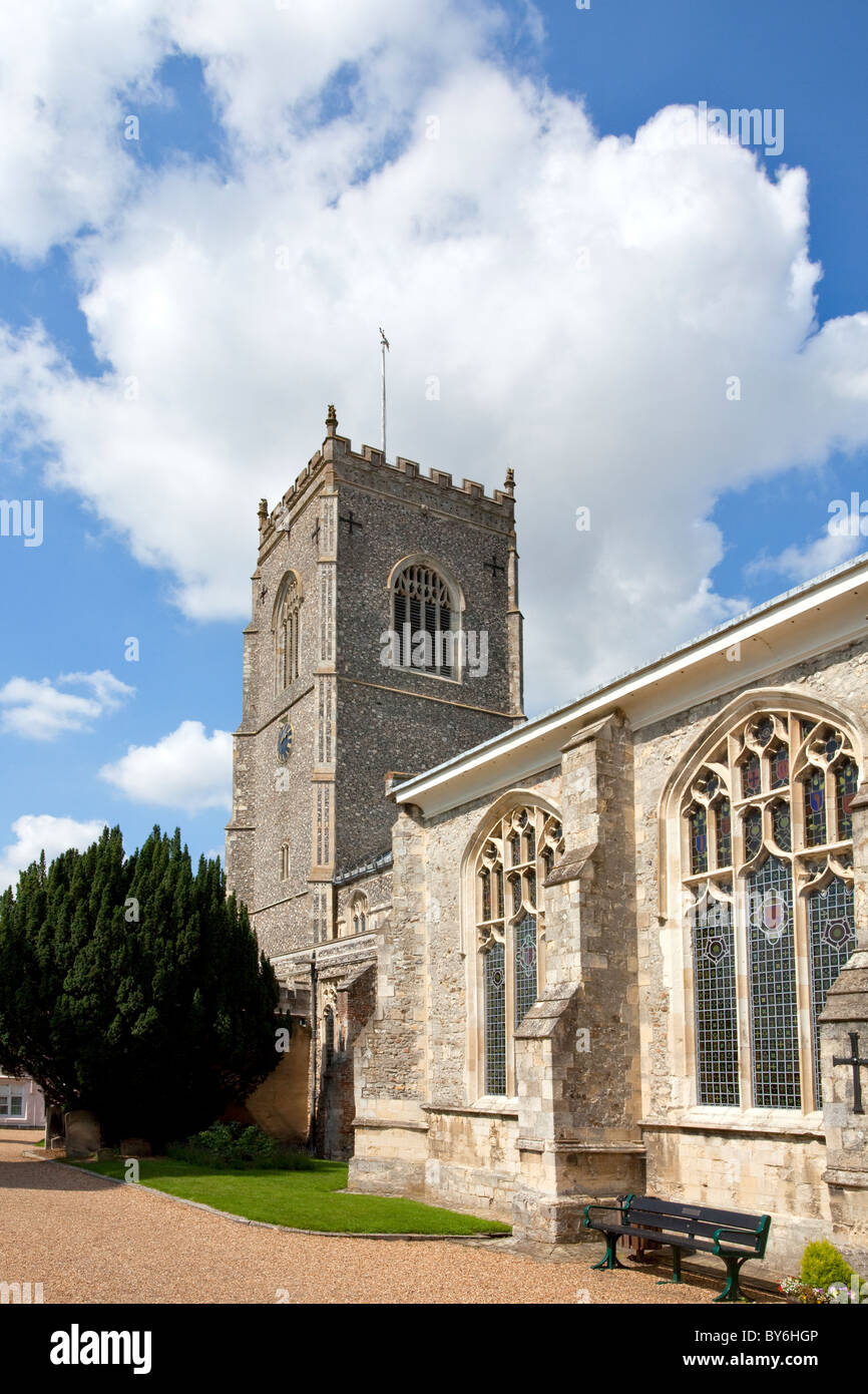 Saint Michaels Church in Suffolk Framlingham Banque D'Images
