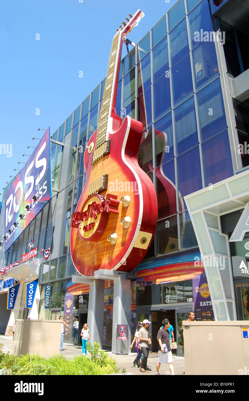 En dehors de la hard rock cafe de vegas Banque D'Images