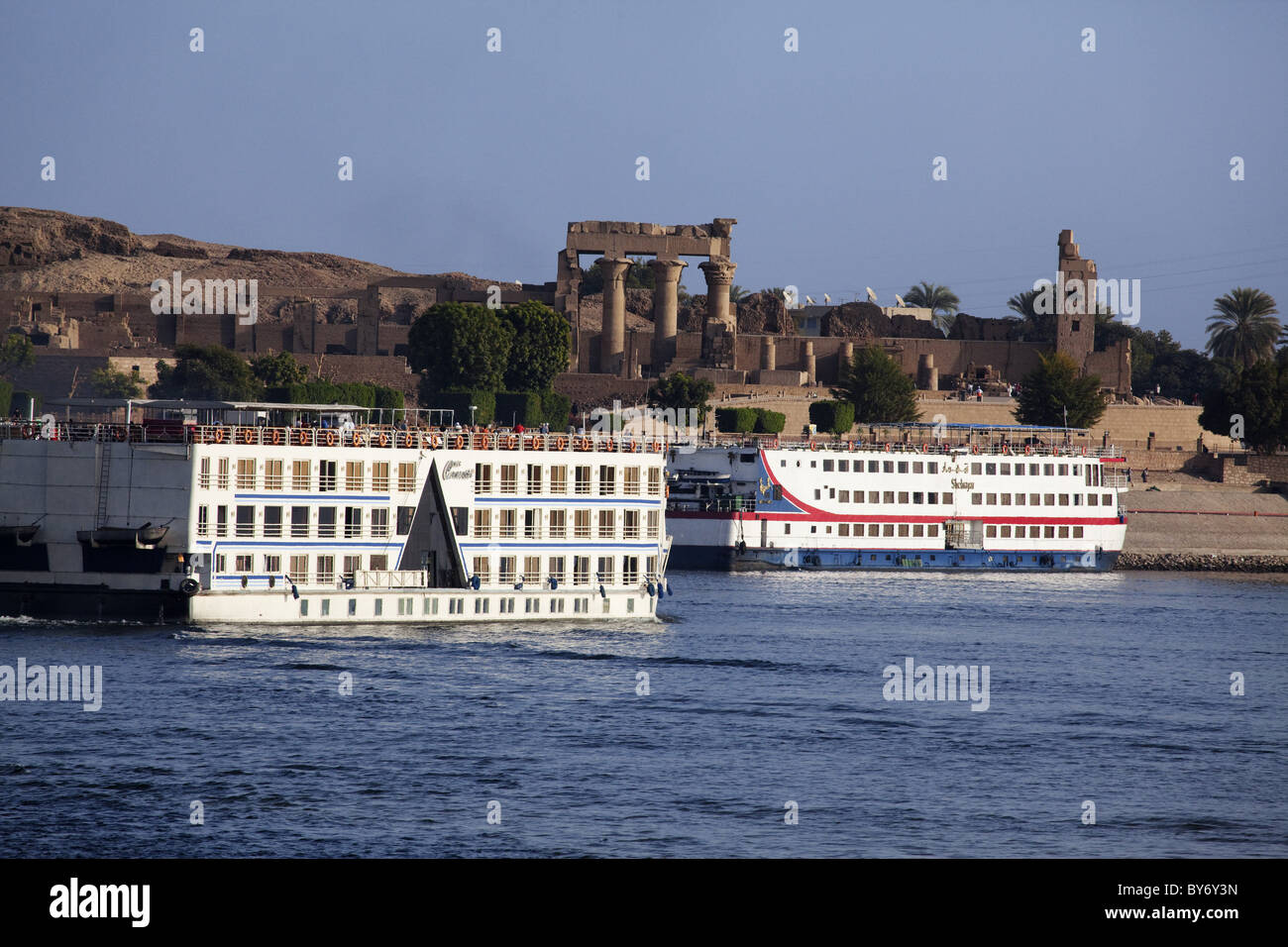 Temple de Kom Ombo, l'Égypte, l'Afrique Banque D'Images