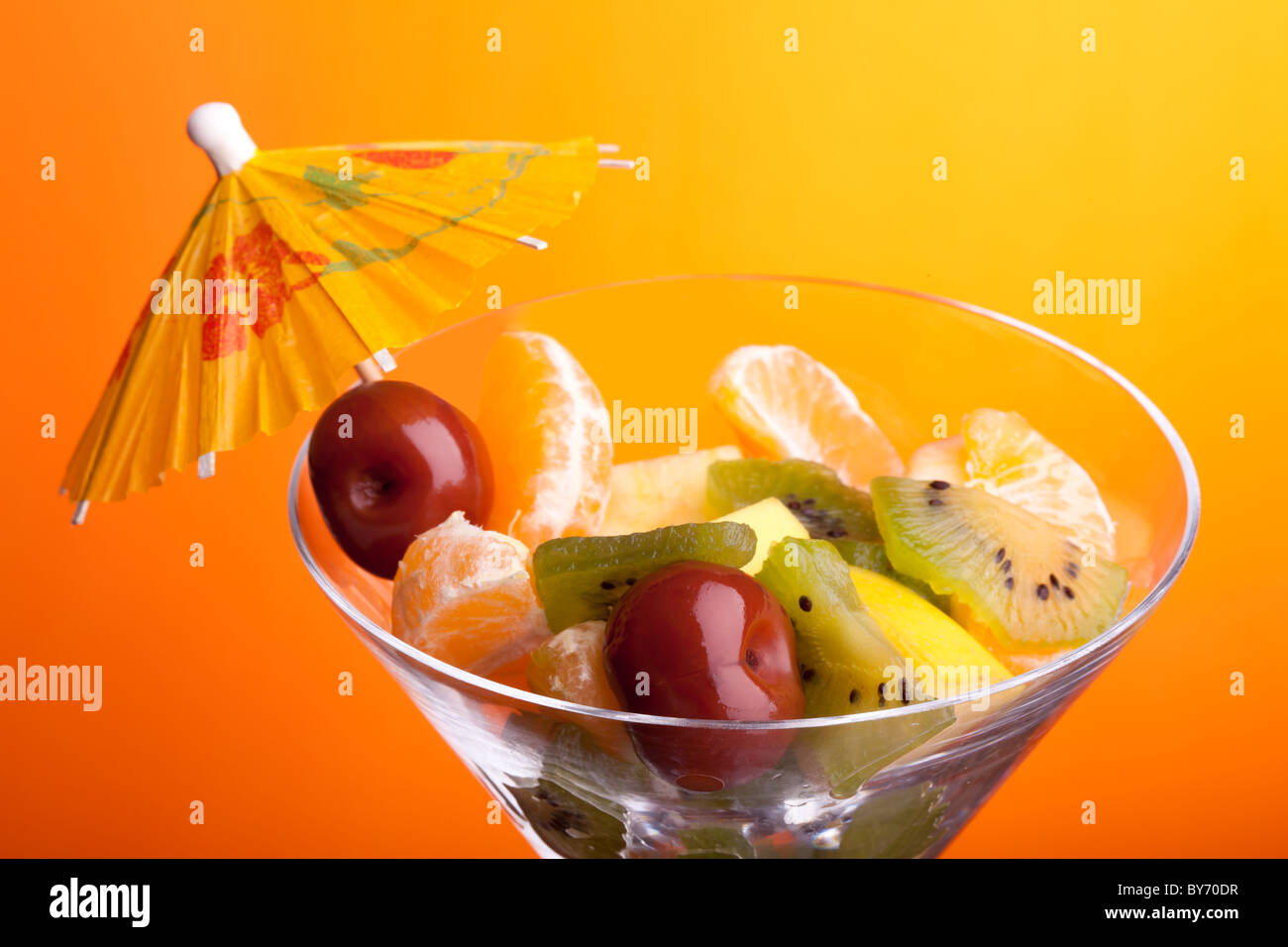 L'alimentation - Desserts - Salade de Fruits Banque D'Images