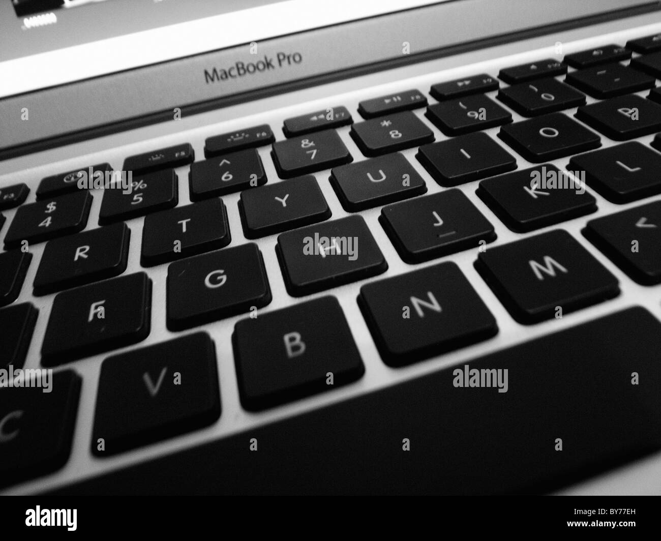Clavier MacBook Pro Apple Banque D'Images