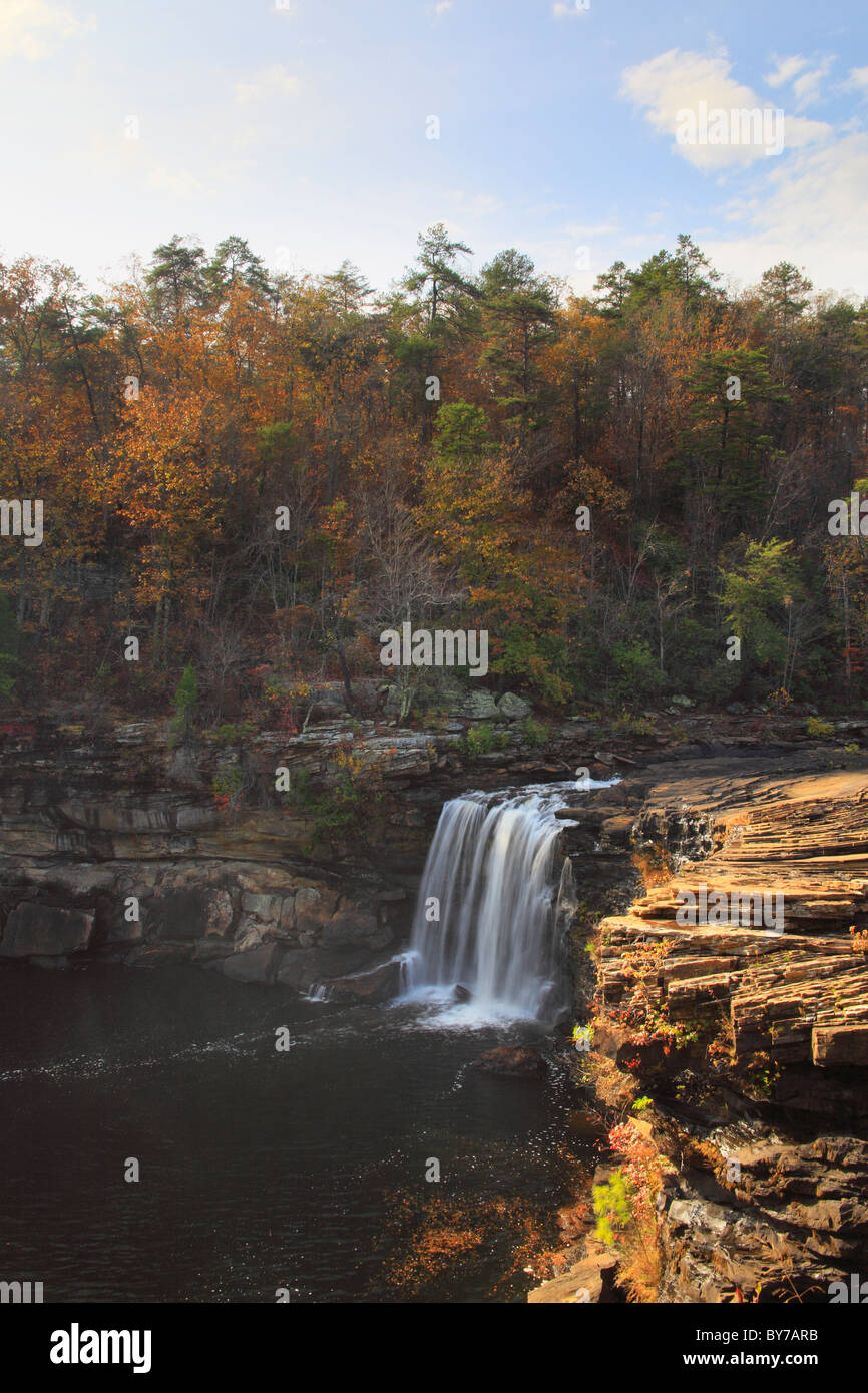 Little River Falls, Little River Canyon National Preserve, de Fort Payne, Alabama, Etats-Unis Banque D'Images