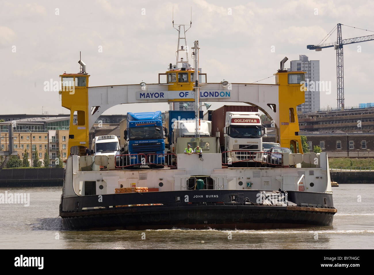 La Woolwich Ferry Banque D'Images