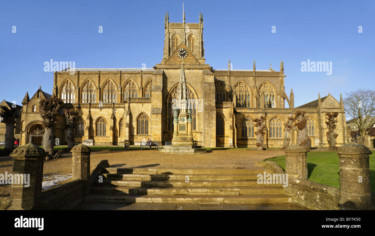 Abbaye de Sherborne, Dorset, Angleterre. Banque D'Images