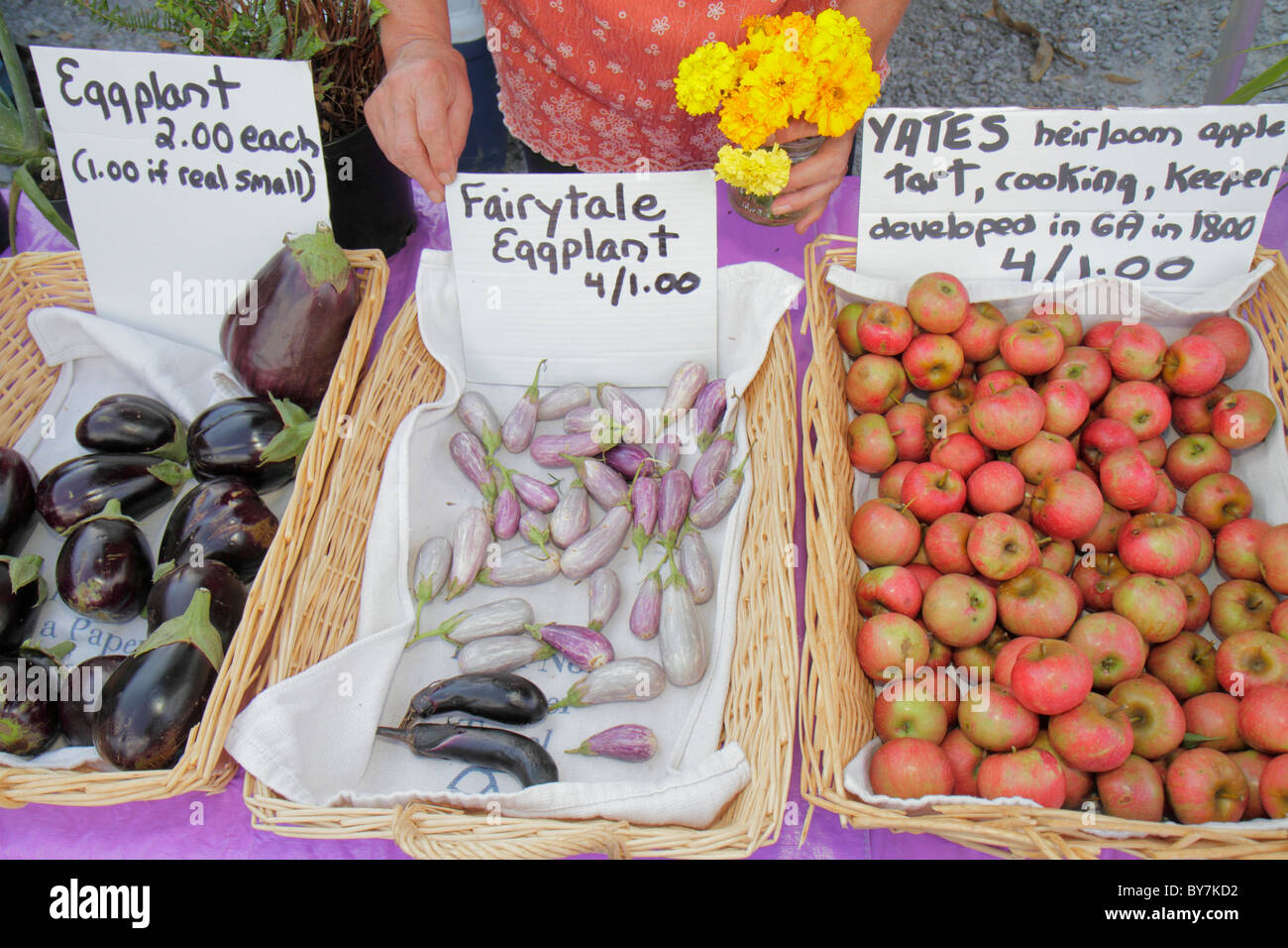 Chattanooga Tennessee,main Street Farmers Market,Farmer's,Farmers',Sustainable food,saisonnier,produits locaux,légumes,bio,agriculture,ferme Banque D'Images