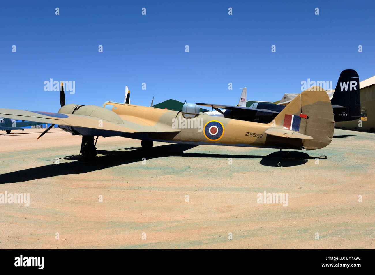 Pima Air & Space Museum Tuscon Arizona Bristol Blenheim Mk IV Bombardier léger 1935-45 Banque D'Images