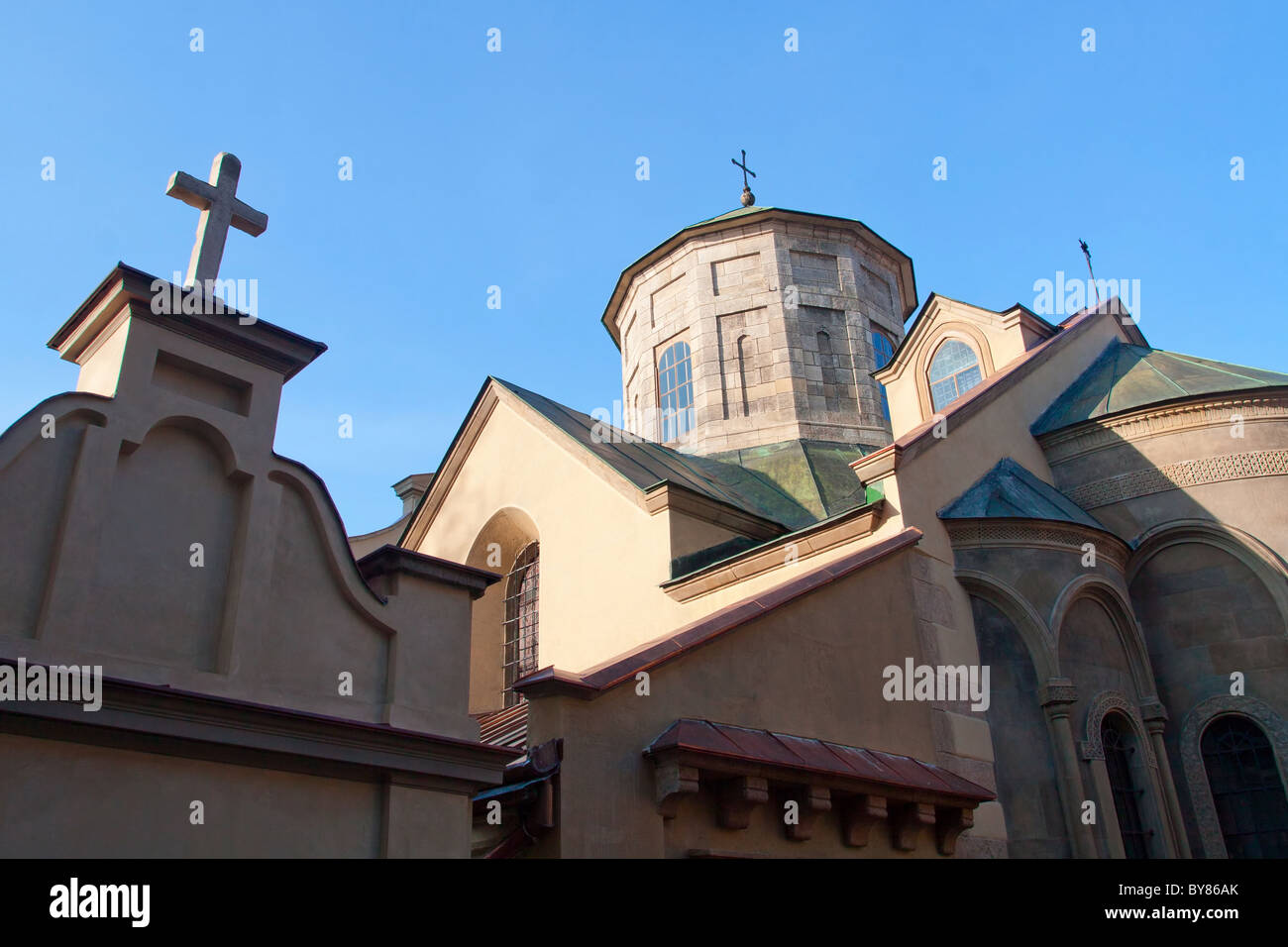L'ancienne église arménienne à Lviv, Ukraine Banque D'Images