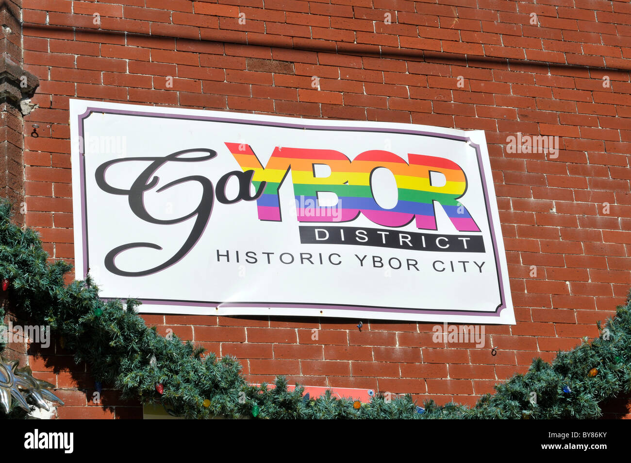 Ybor City Spanish centre culturel à Tampa en Floride Banque D'Images