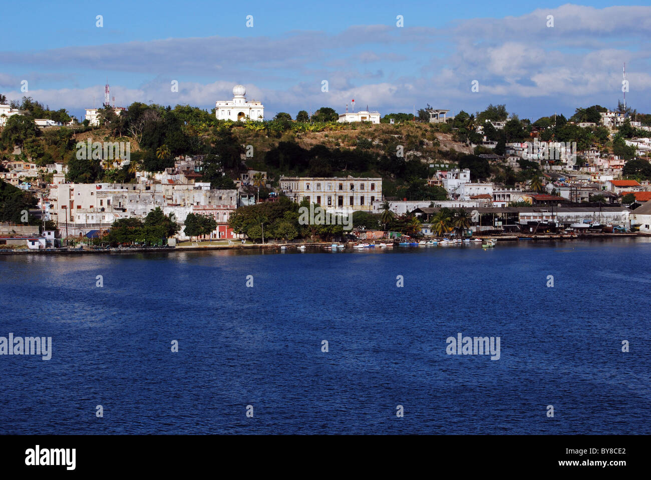 Vue sur le littoral, La Havane (La Habana), de Cuba, des Caraïbes. Banque D'Images