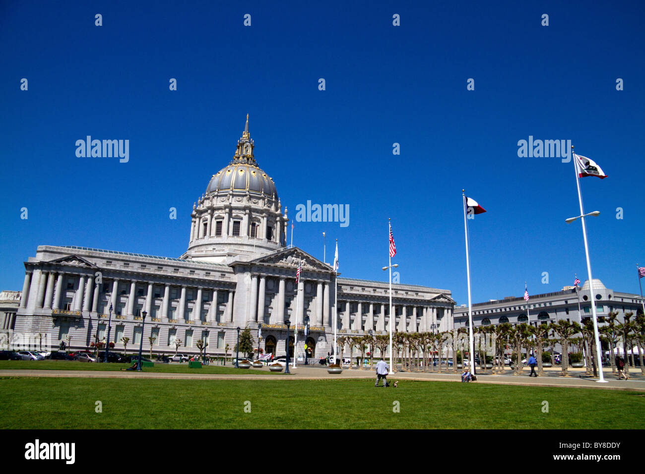 L'Hôtel de ville de San Francisco dans la ville de San Francisco, Californie, USA. Banque D'Images