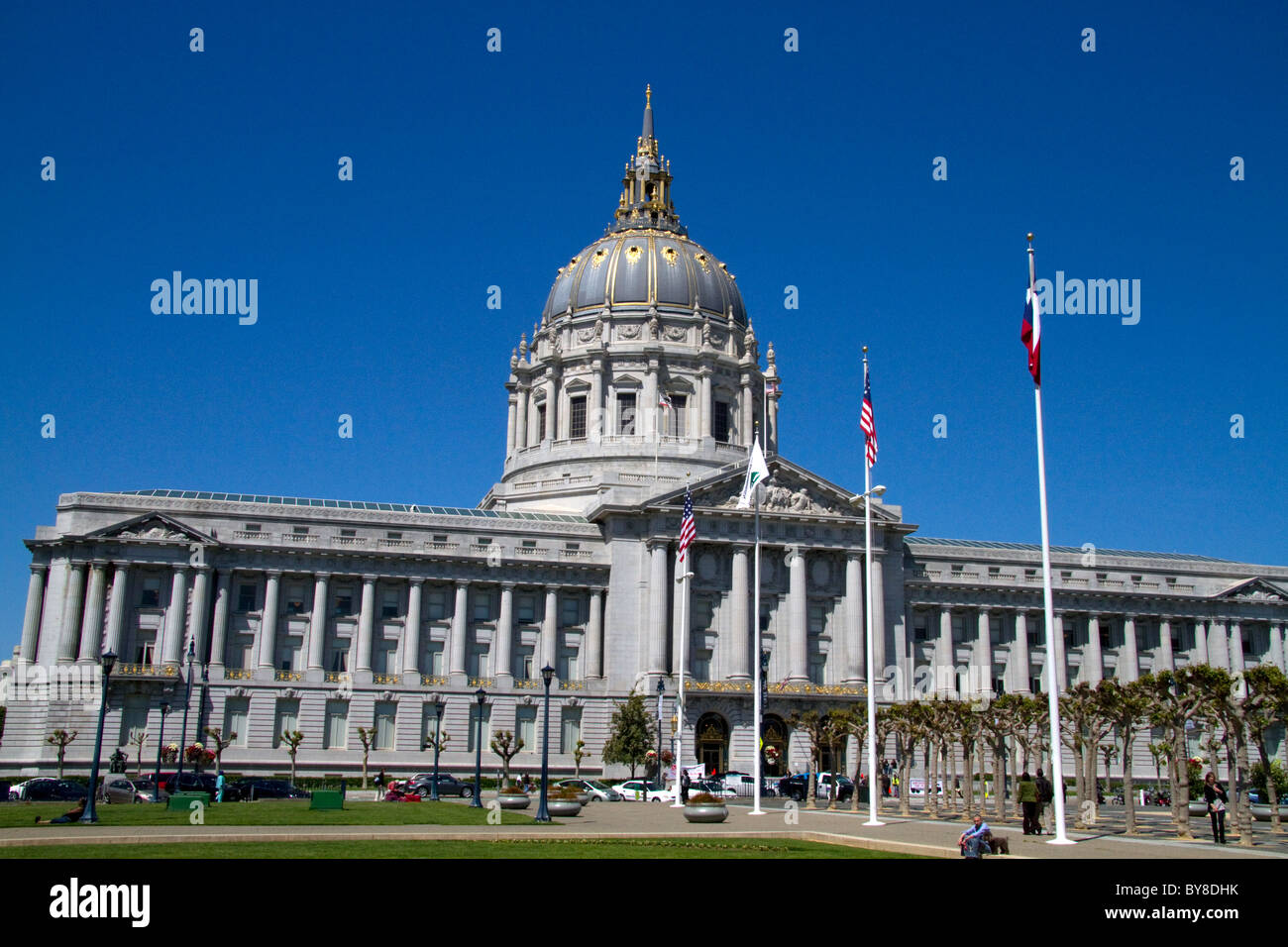 L'Hôtel de ville de San Francisco dans la ville de San Francisco, Californie, USA. Banque D'Images