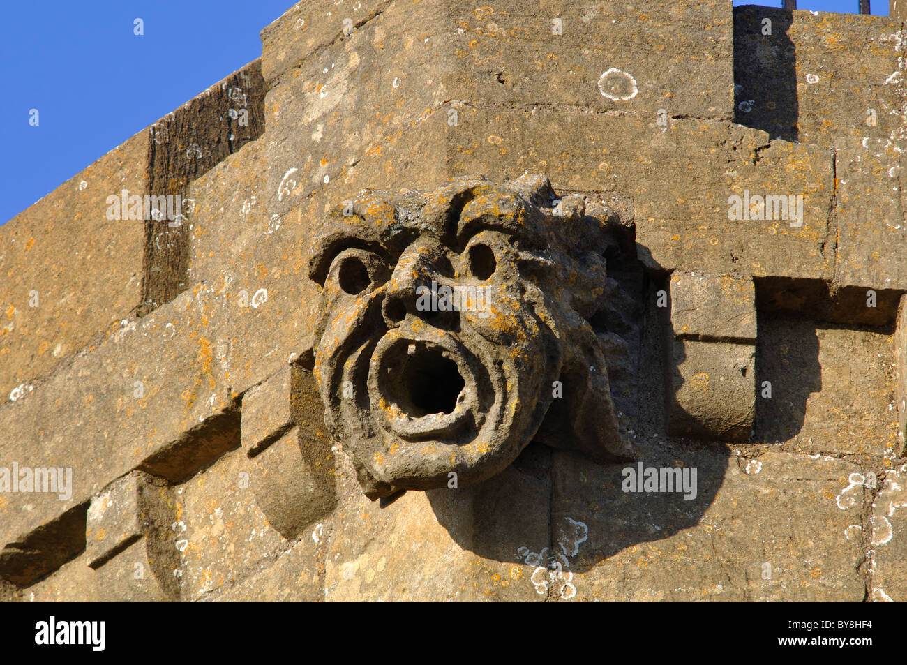 Gargoyle sur Broadway Tower, Worcestershire, Angleterre, RU Banque D'Images