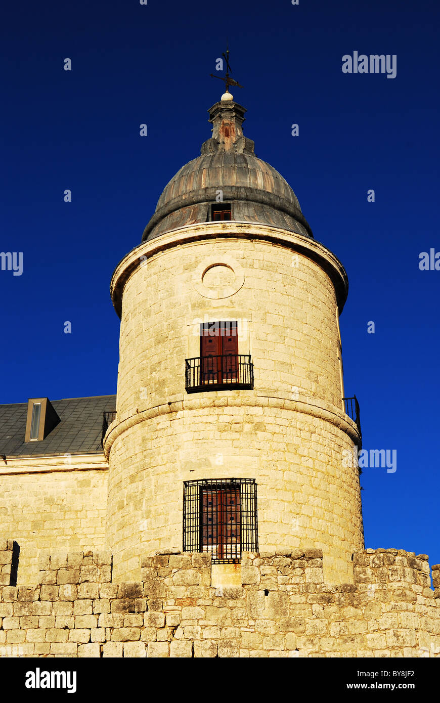 Simancas castler tower Banque D'Images