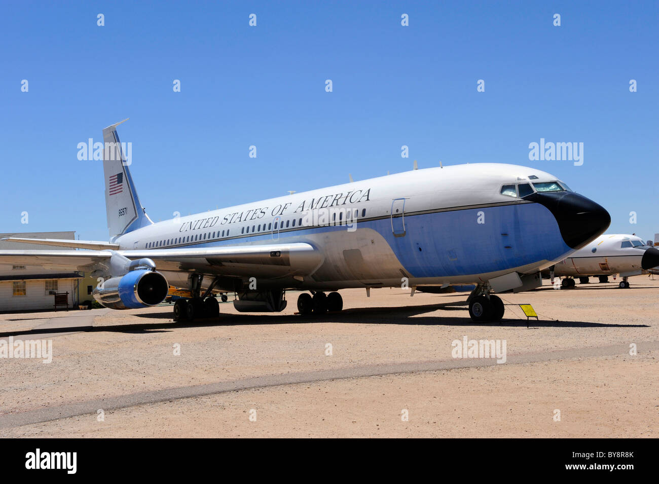 La liberté ou de l'aviation Boeing VC-I 137B Pima Air & Space Museum Tuscon Arizona avion John Kennedy JFK Banque D'Images