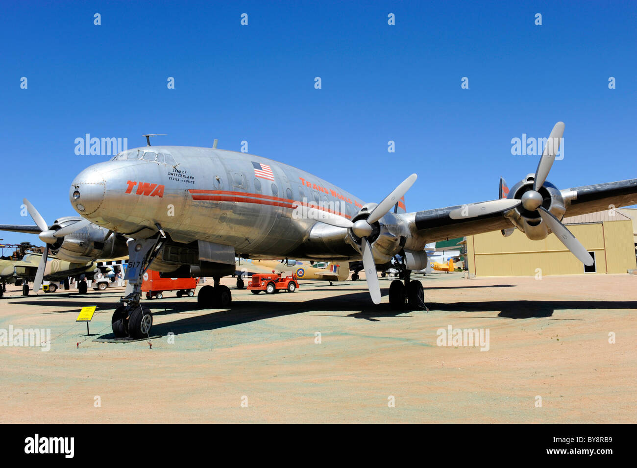 Pima Air & Space Museum Tuscon Arizona avion Lockheed L049 Constellation 1943-48 Banque D'Images