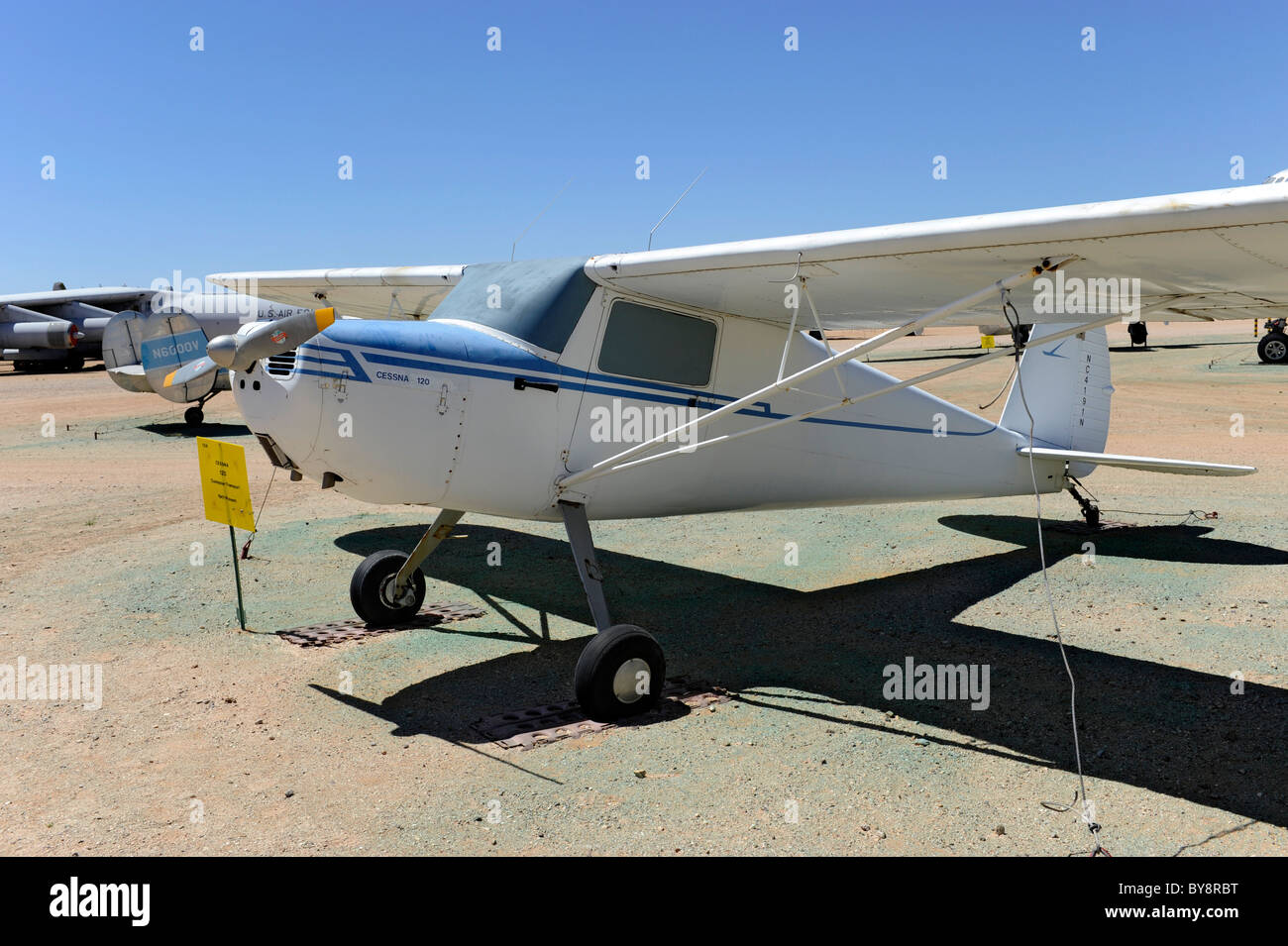 Pima Air & Space Museum Tuscon Arizona Cessna 120 transports de banlieue 1947 Banque D'Images
